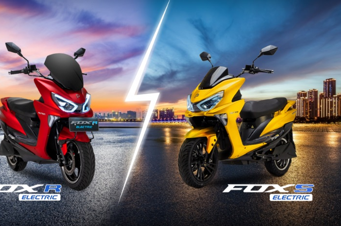Murah meriah cicilan motor listrik Polytron Fox R dan Fox S.