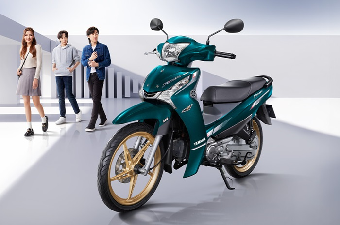 Motor baru Yamaha Finn 2024, bagasi muat helm?