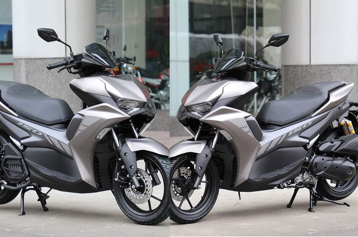 Motor baru Yamaha Aerox Turbo versi tangki gede dan rem belakang cakram