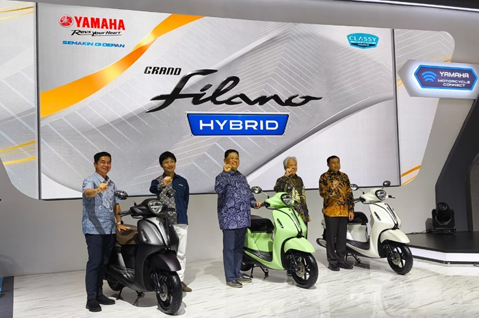 Yamaha Grand Filano, motor matic yang dapat fitur dan warna baru di IMOS 2024.