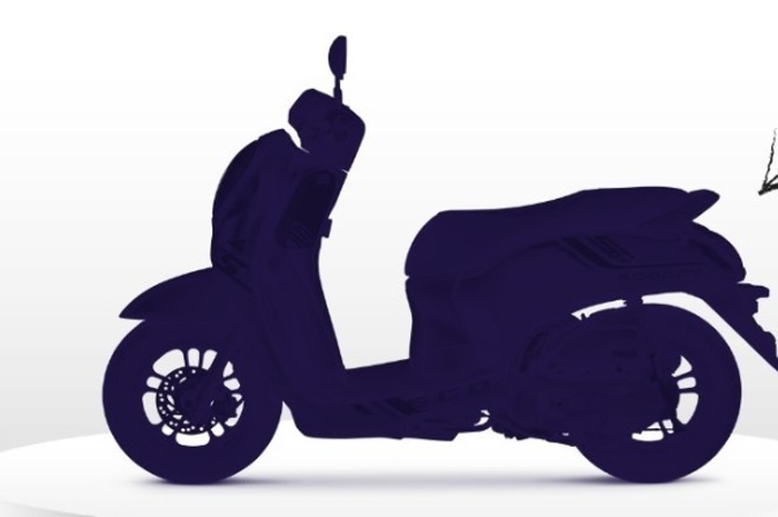Ilustrasi motor baru Honda All New Scoopy.