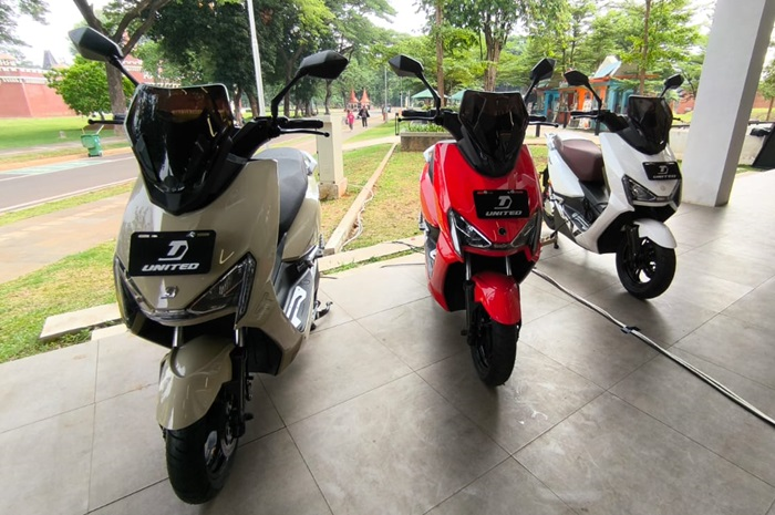 Foto ilustrasi motor listrik yang mendapatkan subsidi di tahun ini.