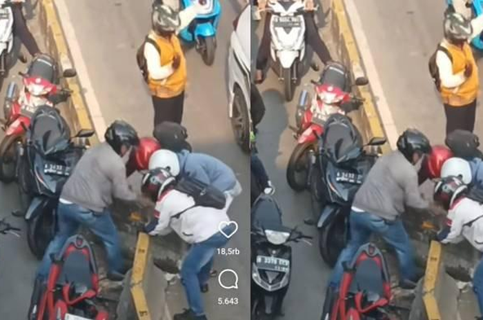 Baru-baru ini viral video para pemotor yang nekat bongkar separator atau pembatas jalur busway.  
