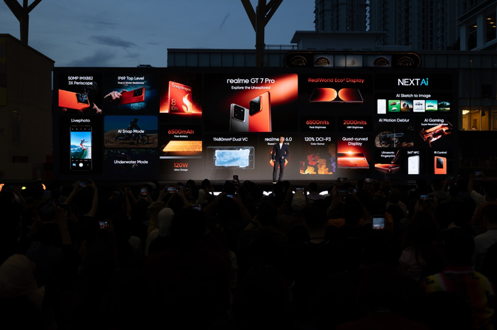 Realme secara resmi meluncurkan realme GT 7 Pro dalam acara global bertema 