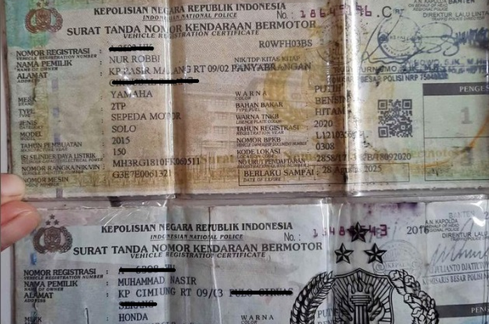 Cek STNK apakah masa berlakunya habis, cepat ke Samsat program pemutihan pajak motor 2024 masih berlangsung.