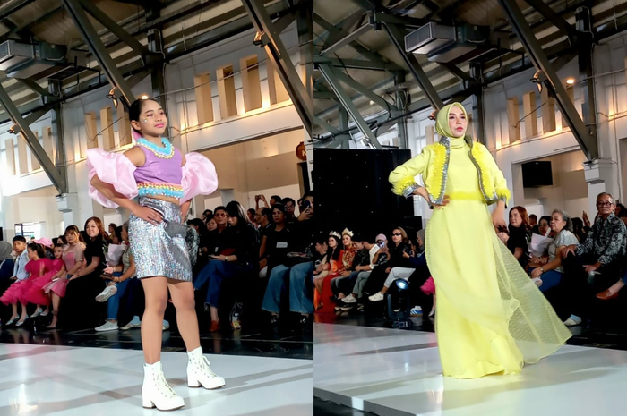 Tren Outfit Colorful Terbaru dari Shaza by DP di Ajang JKF2 2024