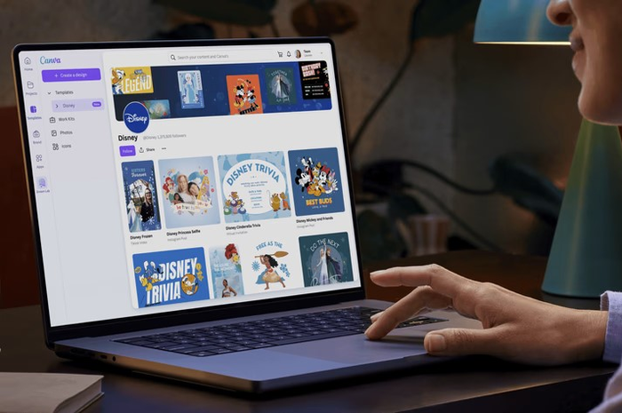 Canva berkolaborasi dengan Disney menghadirkan sejumlah template bertemakan karakter Disney tanpa khawatir soal hak cipta