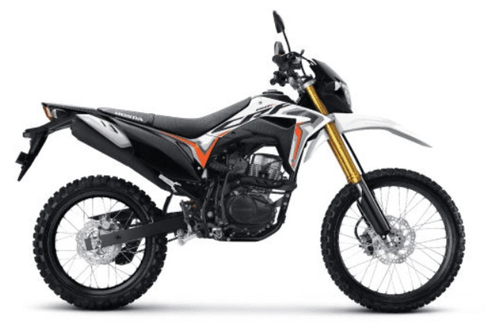 Motor trail Honda CRF150L 2024 dibanderol Rp 38.295.000.