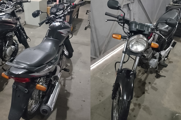 Tampilan Honda MegaPro yang menjadi motor murah dilelang Rp 800 ribuan.
