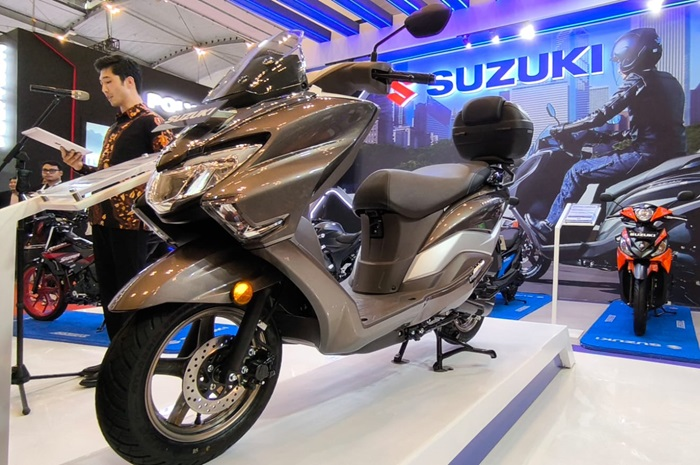 Foto ilustrasi motor matic baru Suzuki Burgman Street 125EX.