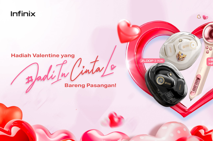 Promo Infinix #JadiInCintaLo untuk merayakan hari Valentine di bulan Februari 2025