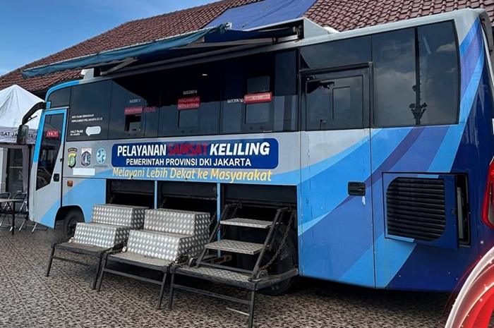 Di IIMS 2025 selain beli motor baru, bisa juga bayar pajak kendaraan.