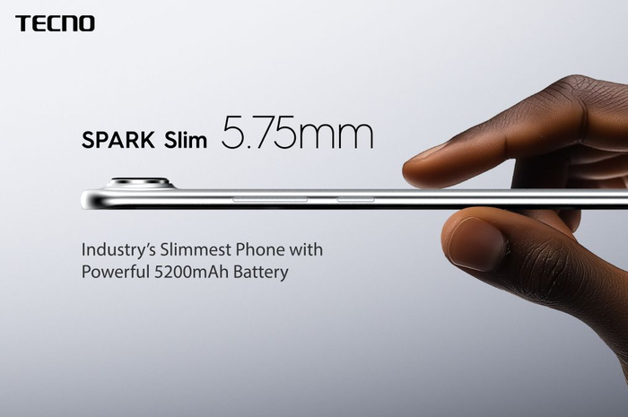 Tecno Spark Slim resmi debut di MWC 2025 dengan ketebalan hanya 5.75mm dan desain yang unik