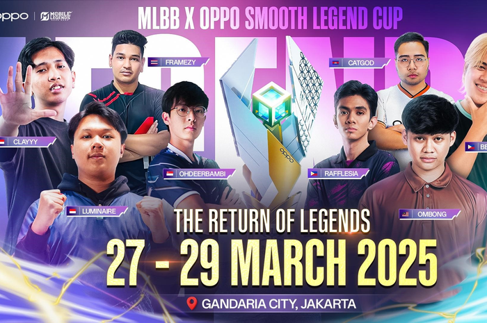 Grand Final MLBB X OPPO Smooth Legend Cup APAC akan berlangsung di Jakarta