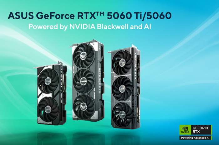 ASUS memperkenalkan line up GPU terbaru dengan basis RTX 5060 & 5060 Ti