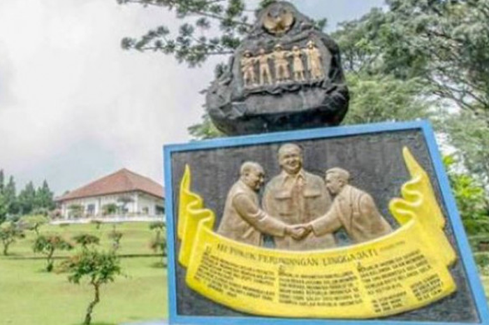 Gedung Perundingan Linggarjati di Kecamatan Cilimus, Kabupaten Kuningan, Jawa Barat.