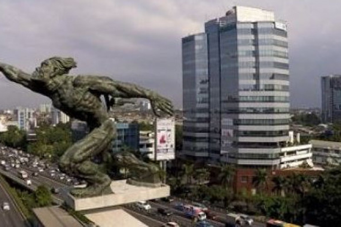 Patung Pancoran di Jakarta Selatan