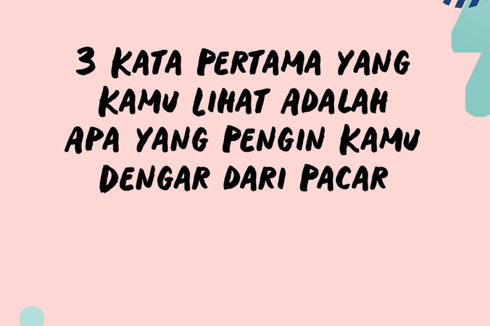 Kata Pertama