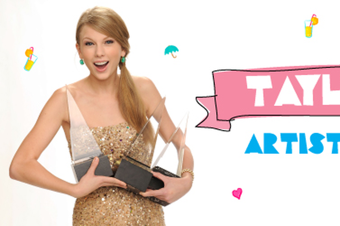 taylor swift: artist of the year!
