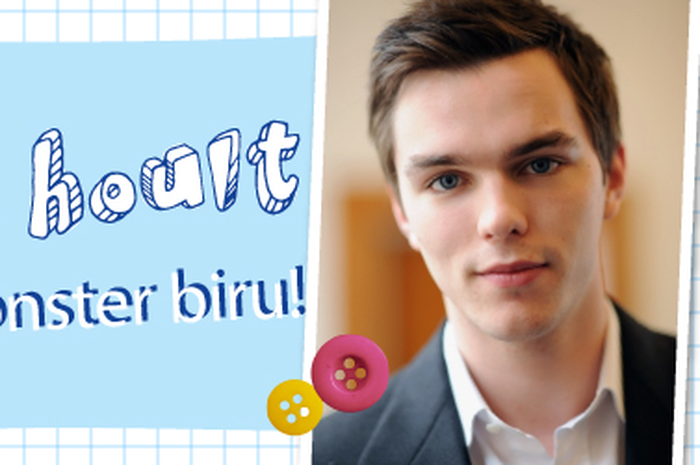 Nicholas Hoult: Jadi Monster Biru!