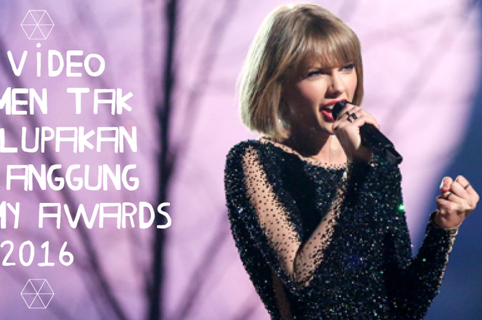 Taylor Swift membuka Grammy Awards 2016 dengan lagu Out of the Woods. (Foto: Variety).