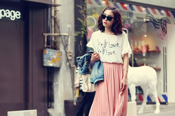 Trend To Try: Pleated Midi Skirt