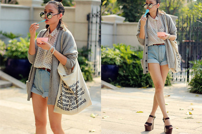 Tampil Stylish dengan High Waisted Shorts