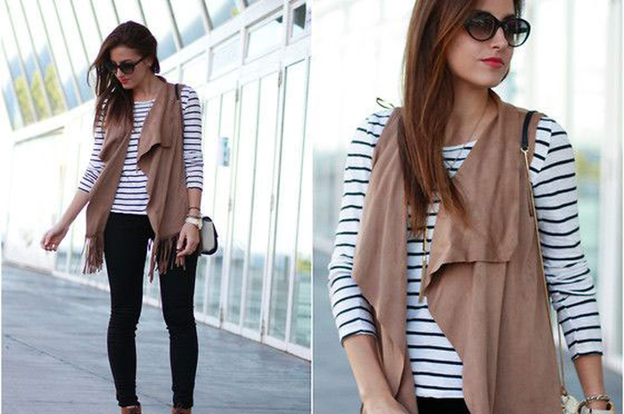 10 Inspirasi Fringe Vest yang Bisa Kita Contek