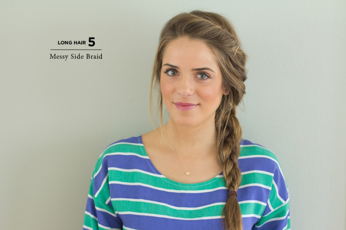 Tutorial Gaya Rambut Keren Messy Side Braid