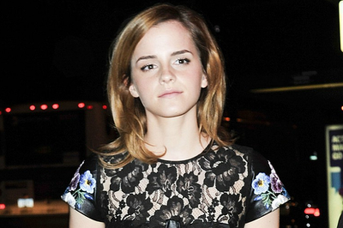 Emma Watson on Leather