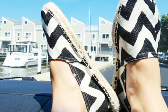 DIY: Chevron Shoes