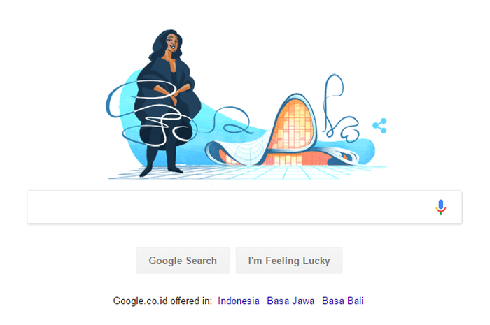 Ungkap Profil Zaha Hadid yang Menjadi Google Doodle Hari Ini