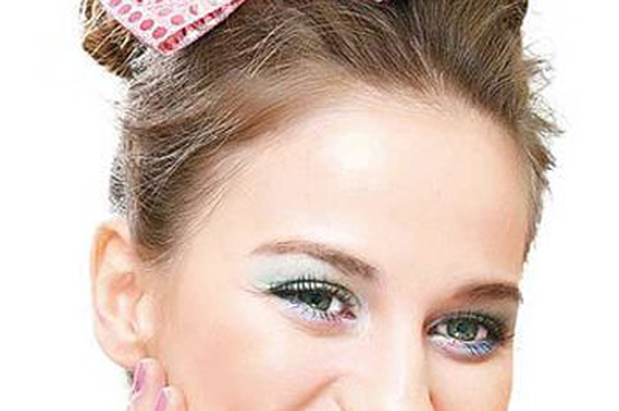 Rainbow in the eyes