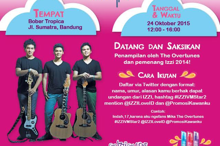 5 Keuntungan Datang Ke Acara IZZI VMS 2015 Mini Big Bang With The Overtunes