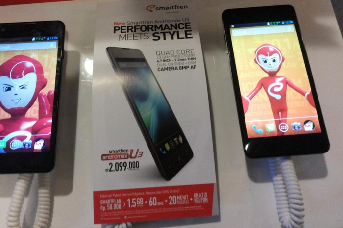 Smartfren Luncurkan Andromax U3 dan New Smartfren Andromax V
