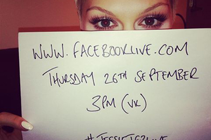 Facebook: Live Interview With Jessie J!