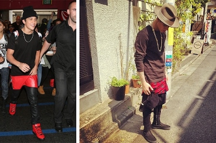 Gaya Fashion Austin Mahone Kompak Dengan Justin Bieber