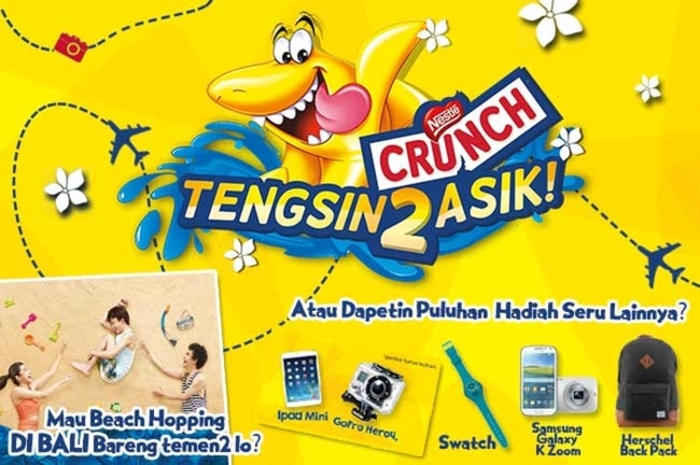 Ikutan Nestlé Crunch #Tengsin2Asik Bisa Beach Hopping di Bali Bareng Teman-Teman