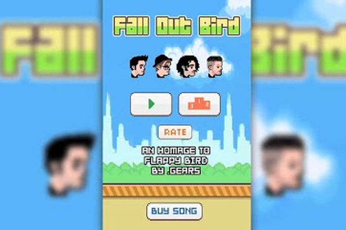Fall Out Boy: Luncurkan Game Fall Out Bird