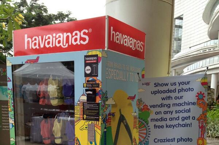 Havaianas: Vending Machine Pertama di Jakarta