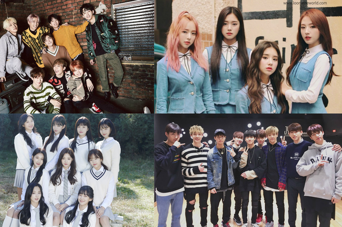 Grup Kpop debut di tahun 2018.