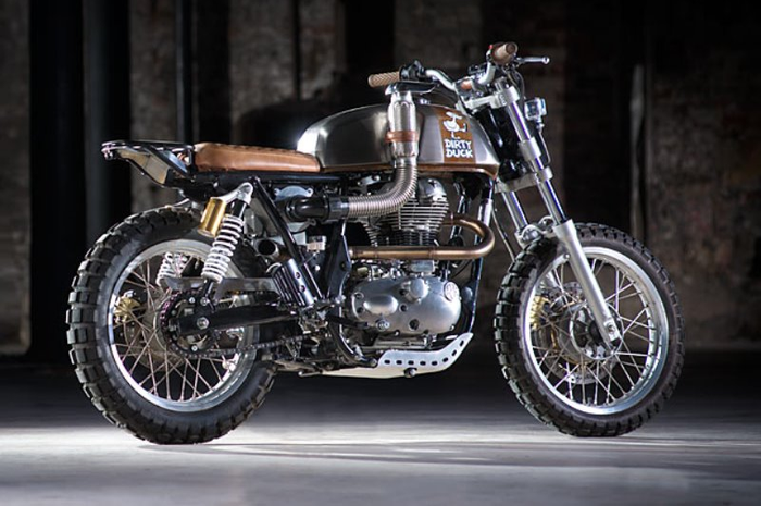 Foto Royal Enfield Continental GT kustom scrambler oleh Royal Enfield UK lansiran pipeburn.com