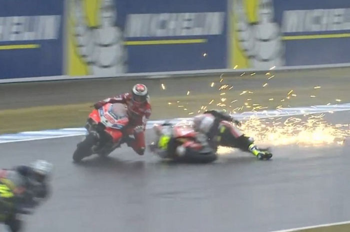 Insiden Jorge Lorenzo dan Cal Crutchlow