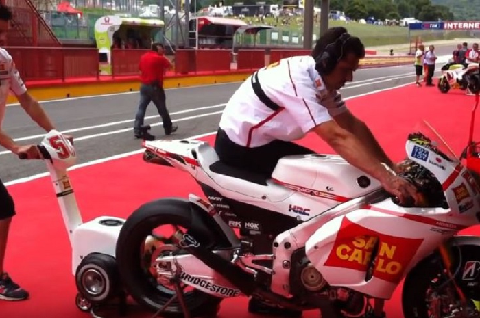 Engine starter ke roda belakang