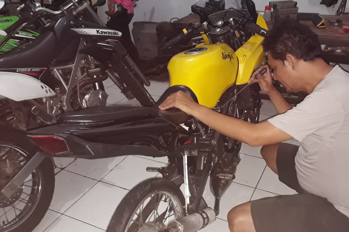 Bengkel Global Ninja di Jln Adiyaksa Raya No 3b Lebak bulus, Jakarta Selatan