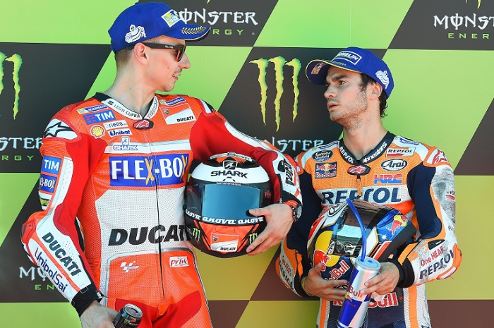 Jorge Lorenzo dan Dani Pedrosa