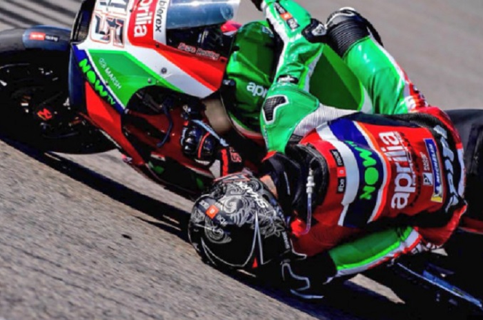 Scott Redding lakukan head down di MotoGP Jerman.