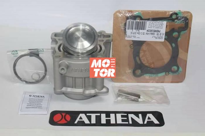 Brother pemilik Yamaha Aerox 155 yang doyan perfomance melesat bisa memilih paket bore up Athena. Harga paket bore up Athena dijual Rp 4 jutaan.  