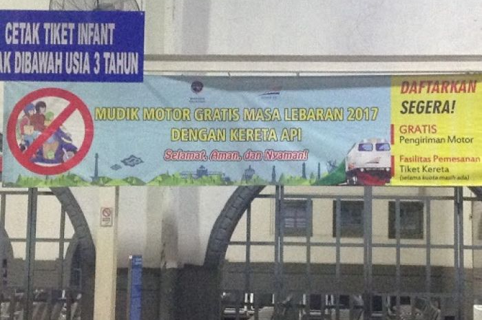Mau gratis kirim motor dengan kereta api. Ketahui caranya 