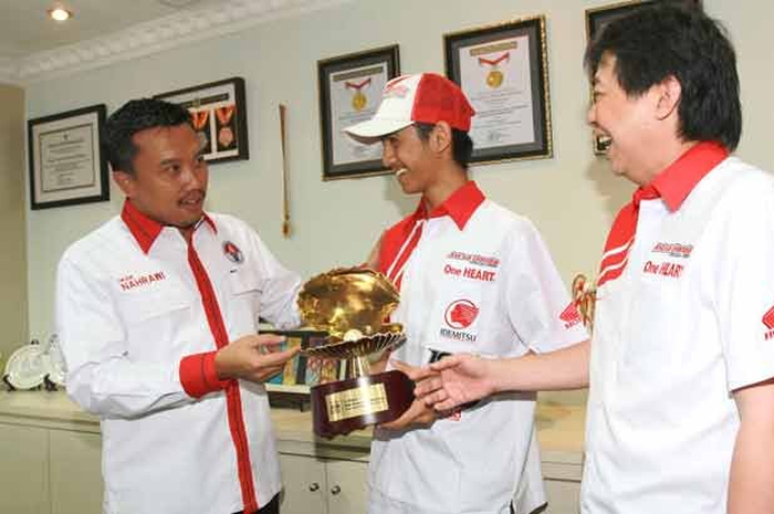 Setelah di Asian Talent Cup , Qatar lalu membuat lagu Indonesia Raya berkumandang, Andi Farid Izdihar atau biasa disebut Andi Gilang Dapat Apresiasi Menpora, Imam Nahrawi.